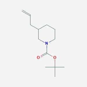 molecular formula C13H23NO2 B13490123 Tert-butyl 3-allylpiperidine-1-carboxylate 