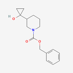 Benzyl 3-(1-hydroxycyclopropyl)piperidine-1-carboxylate