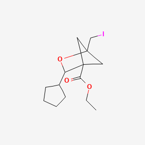 Ethyl 3-cyclopentyl-1-(iodomethyl)-2-oxabicyclo[2.1.1]hexane-4-carboxylate