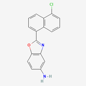 B1349017 2-(5-Chloronaphthalen-1-yl)-1,3-benzoxazol-5-amine CAS No. 443289-56-3