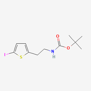 tert-butyl N-[2-(5-iodothiophen-2-yl)ethyl]carbamate