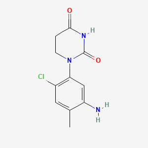 1-(5-Amino-2-chloro-4-methyl-phenyl)hexahydropyrimidine-2,4-dione