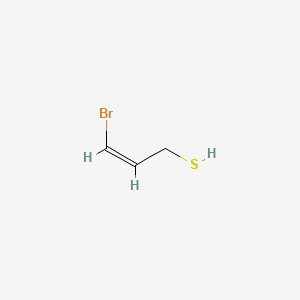 molecular formula C3H5BrS B13490227 (2Z)-3-bromoprop-2-ene-1-thiol 