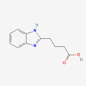 molecular formula C11H12N2O2 B1349024 4-(1H-苯并咪唑-2-基)丁酸 CAS No. 50365-32-7
