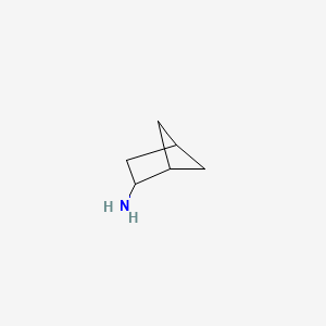 molecular formula C6H11N B13490240 Bicyclo[2.1.1]hexan-2-amine 