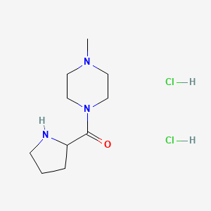 1-Methyl-4-(pyrrolidine-2-carbonyl)piperazine dihydrochloride