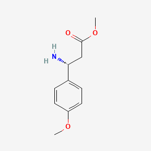 molecular formula C11H15NO3 B13490257 (R)-Methyl 3-amino-3-(4-methoxyphenyl)-propanoate 