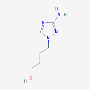 4-(3-amino-1H-1,2,4-triazol-1-yl)butan-1-ol