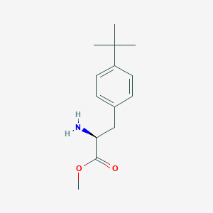 methyl (2S)-2-amino-3-(4-tert-butylphenyl)propanoate