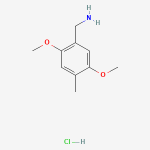 (2,5-Dimethoxy-4-methylphenyl)methanamine hydrochloride