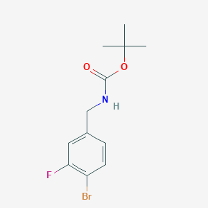 tert-Butyl (4-bromo-3-fluorobenzyl)carbamate