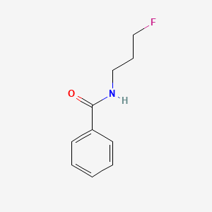 molecular formula C10H12FNO B13490409 N-(3-fluoropropyl)benzamide 