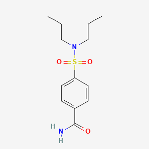 molecular formula C13H20N2O3S B1349041 4-(Dipropylsulfamoyl)benzamide 
