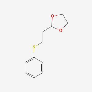 1,3-Dioxolane, 2-[2-(phenylthio)ethyl]-