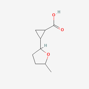 2-(5-methyloxolan-2-yl)cyclopropane-1-carboxylic acid, Mixture of diastereomers