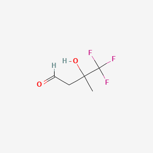 4,4,4-Trifluoro-3-hydroxy-3-methylbutanal