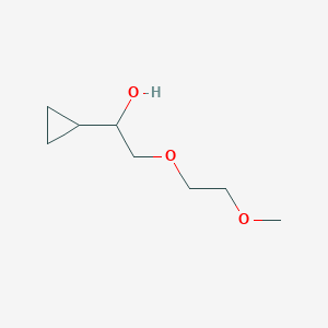 1-Cyclopropyl-2-(2-methoxyethoxy)ethan-1-ol