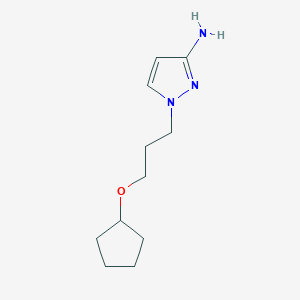 1-(3-(Cyclopentyloxy)propyl)-1h-pyrazol-3-amine