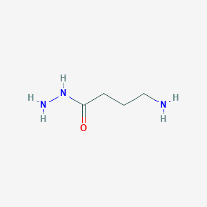 molecular formula C4H11N3O B13490637 4-Aminobutanehydrazide 