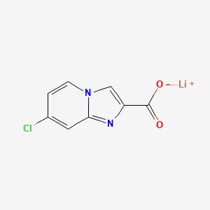 Lithium(1+) 7-chloroimidazo[1,2-a]pyridine-2-carboxylate