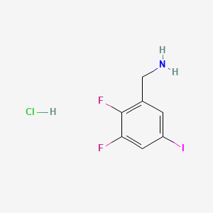 1-(2,3-Difluoro-5-iodophenyl)methanamine hydrochloride