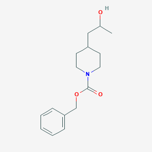 molecular formula C16H23NO3 B13490777 Benzyl 4-(2-hydroxypropyl)piperidine-1-carboxylate 