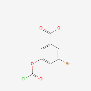 Methyl 3-bromo-5-[(chlorocarbonyl)oxy]benzoate