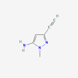 3-ethynyl-1-methyl-1H-pyrazol-5-amine