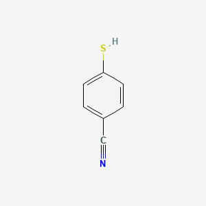 molecular formula C7H5NS B1349081 4-Mercaptobenzonitrile CAS No. 36801-01-1