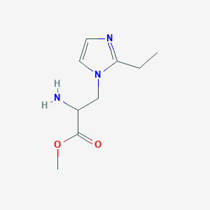 Methyl 2-amino-3-(2-ethyl-1h-imidazol-1-yl)propanoate