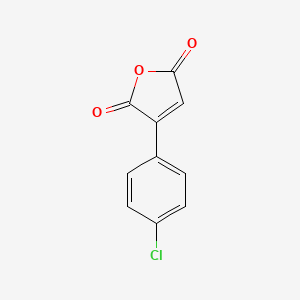 molecular formula C10H5ClO3 B1349084 3-(4-Chlorophenyl)-2,5-furandione CAS No. 3152-15-6