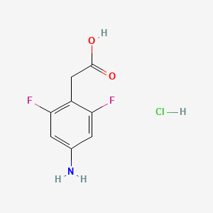 2-(4-Amino-2,6-difluorophenyl)acetic acid hydrochloride