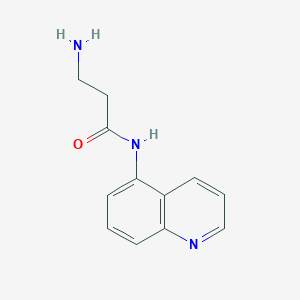 3-Amino-N-(quinolin-5-YL)propanamide