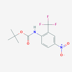 Tert-butyl (4-nitro-2-trifluoromethylphenyl)carbamate