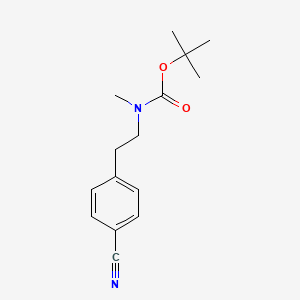 tert-butyl N-[2-(4-cyanophenyl)ethyl]-N-methylcarbamate