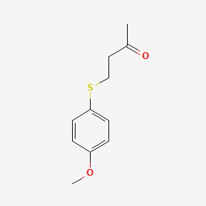 molecular formula C11H14O2S B13490945 4-((4-Methoxyphenyl)thio)butan-2-one 