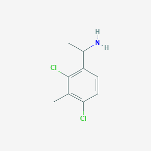 molecular formula C9H11Cl2N B13490982 1-(2,4-Dichloro-3-methylphenyl)ethanamine 