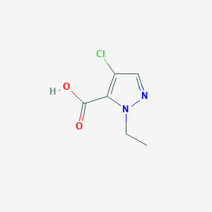 molecular formula C6H7ClN2O2 B1349101 4-Chloro-1-ethyl-1H-pyrazole-5-carboxylic acid CAS No. 400756-39-0