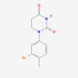 1-(3-Bromo-4-methyl-phenyl)hexahydropyrimidine-2,4-dione