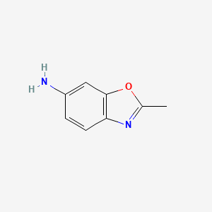 molecular formula C8H8N2O B1349104 2-甲基-1,3-苯并恶唑-6-胺 CAS No. 5676-60-8