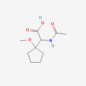 2-Acetamido-2-(1-methoxycyclopentyl)aceticacid