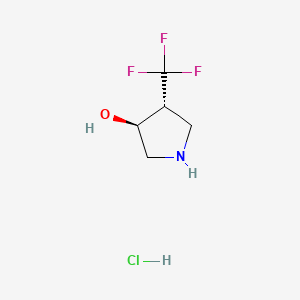 rac-(3R,4S)-4-(trifluoromethyl)pyrrolidin-3-ol hydrochloride