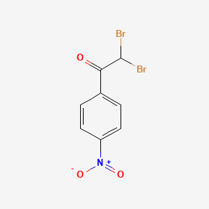 molecular formula C8H5Br2NO3 B1349107 2,2-二溴-1-(4-硝基苯基)乙酮 CAS No. 21566-36-9