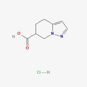 4H,5H,6H,7H-pyrazolo[1,5-a]pyridine-6-carboxylic acid hydrochloride