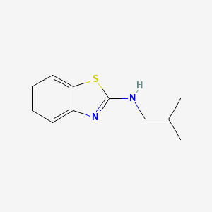 molecular formula C11H14N2S B1349108 2-Benzothiazolamine, N-(2-methylpropyl)- CAS No. 24622-32-0