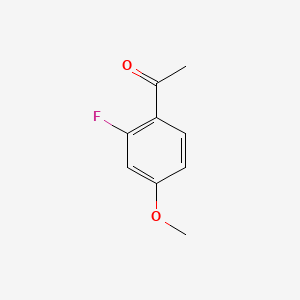 molecular formula C9H9FO2 B1349110 2'-氟-4'-甲氧基苯乙酮 CAS No. 74457-86-6