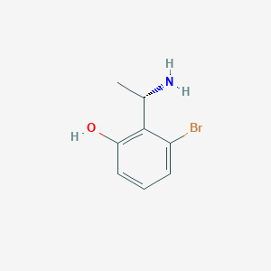 (S)-2-(1-Aminoethyl)-3-bromophenol