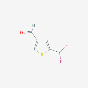 5-(Difluoromethyl)thiophene-3-carbaldehyde