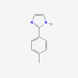 molecular formula C10H10N2 B1349114 2-(4-甲基苯基)-1H-咪唑 CAS No. 37122-50-2