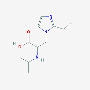 3-(2-Ethyl-1h-imidazol-1-yl)-2-(isopropylamino)propanoic acid